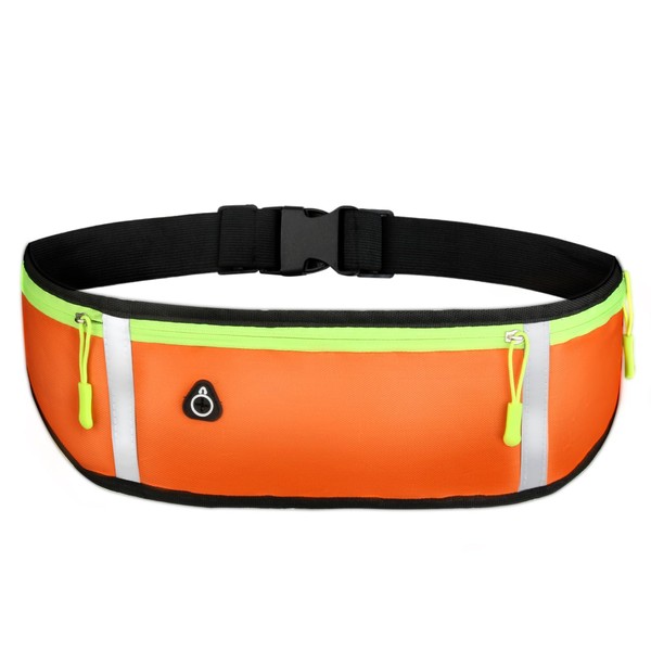 Running Belt for Mobile Phone punwey Sports Belt, Running Bag with Elastic Waistband for Men and Women, Fitness Belt with Adjustable Elastic Band, Bum Bag for Jogging, Running, Sports, Fitness
