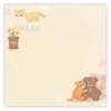 Nubby Memo Day Kitten | 2 Assorted Patterns, 80 Sheets
