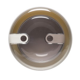 omada Design - Set of 2 airtight round food containers of 0.75 L and 1.8 L, lunch box with transparent lid - Made in Italy - Pull Box line