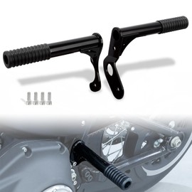 WOWTK Passenger Peg Crash Bar/Frame Slider for Harley Softail 2018-2024,for Low Rider/Street Bob/Heritage Classic/Fat Bob/Fat Boy/Breakout/Deluxe/Sport Glide/Slim/Standard,GLOSS BLACK