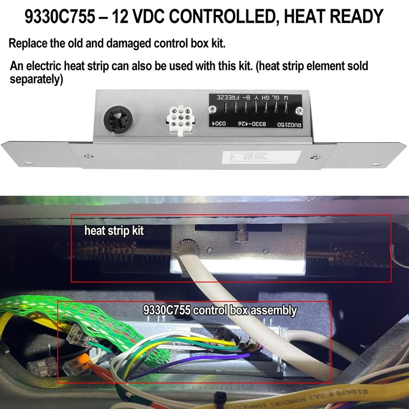 9330C755 Control Box Assembly Heat Ready AC Cool Control Replacement