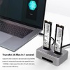 M.2 NVMe SSD Dock AHCI Duplicator Cloner USB3.2 20G SSD