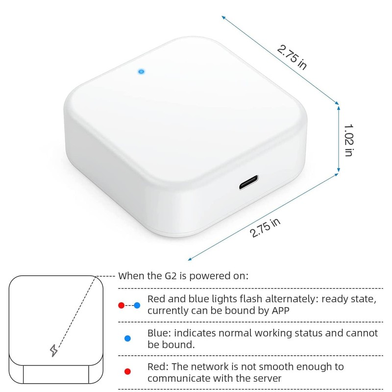 HeavenBird G2 Wi-Fi Gateway Bluetooth Gateway for TT Lock App