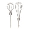 Electric Hand Mixer Warm White Cordless Rechargeable 2000mAh Battery Stainless