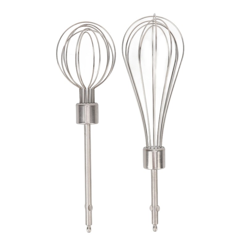 Electric Hand Mixer Warm White Cordless Rechargeable 2000mAh Battery Stainless