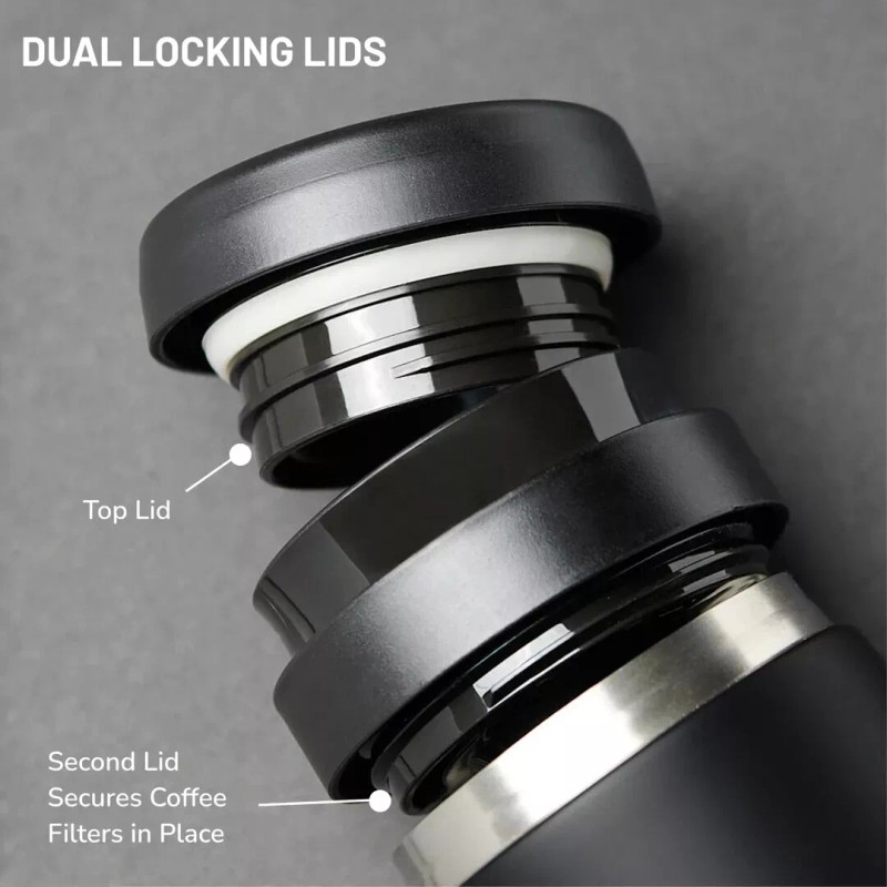 Espro P1 Travel Coffee Press Black 5012C-15BK