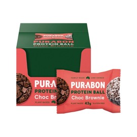 Purabon Choc Brownie Protein Balls 43g x 12 Display