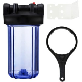 Geekpure 10 Inch Big Clear Water Filter Housing for Whole House Water Filtration