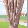 Boho Terracotta Curtains 84 Inch Length for Living Room Darkening