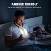 LEDGLE LED Neck Light for Reading Rechargeable Flashlight Knitting, Yellow