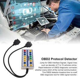 OBDII Protocol Box obd breakout box Monitor Voltage Universal Error Detection OBDII Breakout Box obd2 breakout box for Automotive OBD-II Engine System Diagnostic Tools