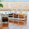 V·RESOURCING Clear Seasoning Box,4 Pieces Clear Seasoning Storage Container for
