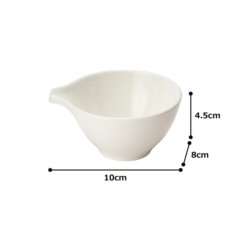 Narumi 50460-9715 Forte Bowl, Dish, White, 3.5 inches (9 cm),
