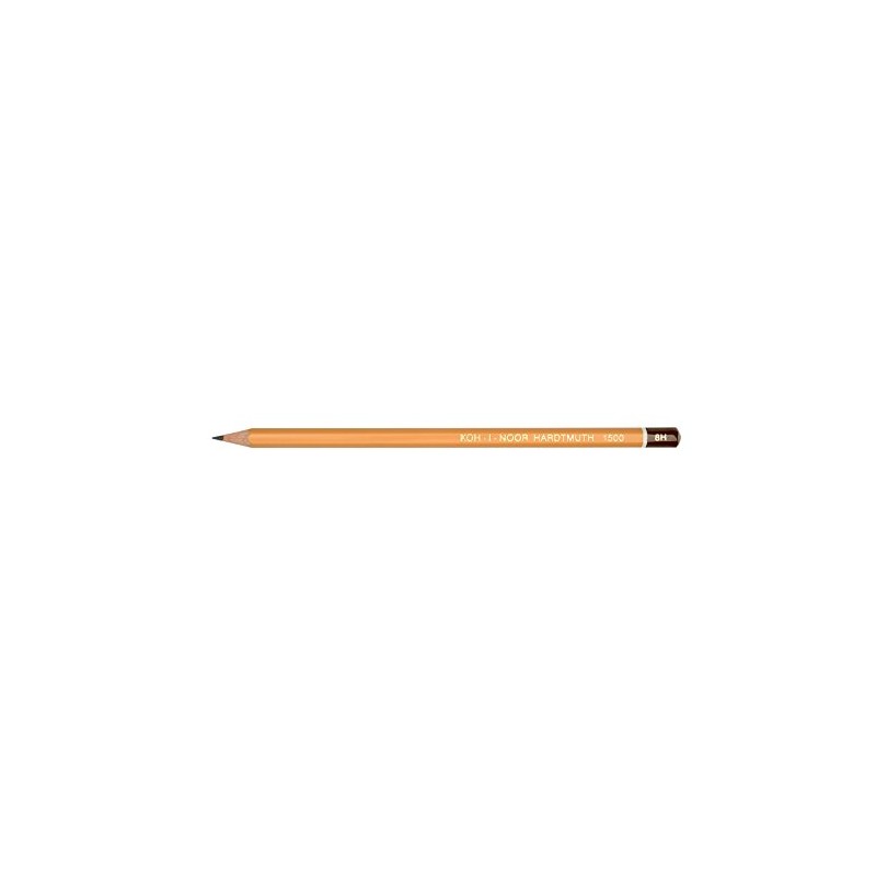 KOH-I-NOOR 8H Graphite Pencil (Pack of 12), yellow