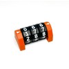 Life Counter/Wound Counter - Number dial - Three Dial Orange
