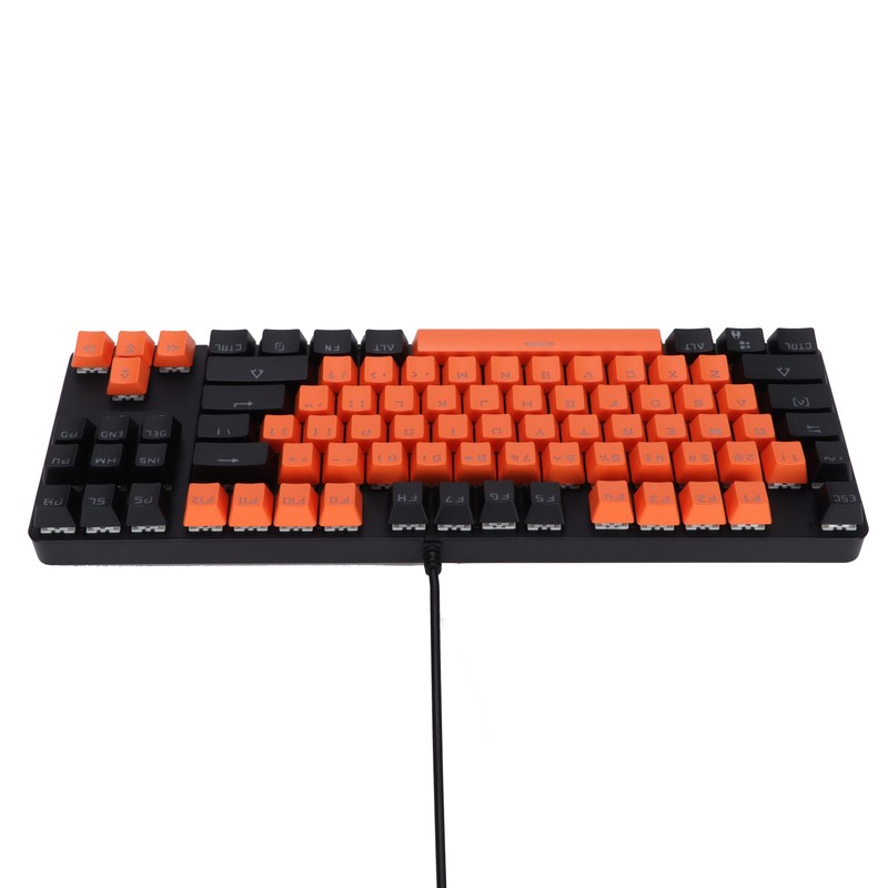 Mechanical Keyboard Blue Switch TwoTone Keycap Sweat Proof Portable 87
