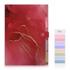 SKYDUE A4 Folder with Compartments, Document Folder A4 with Labels,