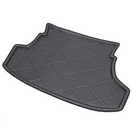 MALLOFUSA Cargo Liner Rear Cargo Tray Trunk Floor Mat Compatible for Toyota Yaris Vios Belta Limo 2007 2008 2009 2010 2011 2012 2013 Black