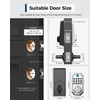Keyless Entry Door Lock with Handle Set, App Control with