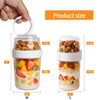 Reusable Parfait Cups with Lids & Spoon – 2-Layer Leakproof