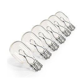 ETOPLIGHTING T5BULB12V12W-6P 12V 12W Low Voltage Long Life T5 Wedge Base Bulbs (6 Piece)