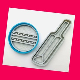 Cricket Bat and Ball Cookie Cutters