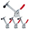 IMAGINE 4Pcs Hand Tool Toggle Clamp 201B 198lbs Antislip Red
