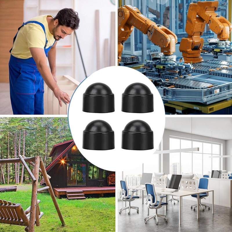 50 PCS Hex Nut Cover M8 Nut and Bolt Protective