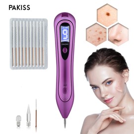 PAKISS Precision Beauty Device with Fine/Thick Needle Tips for Skin Refinementcolor: Gold, power supply mode: Usb Recharge