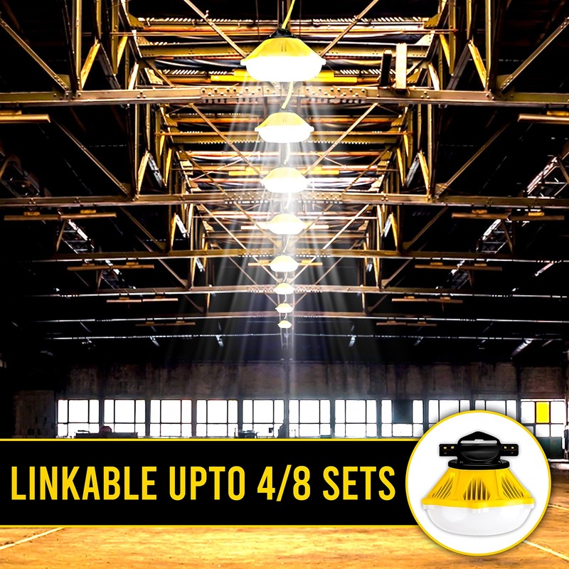 100 FT Construction String Lights - String Light Indoor -