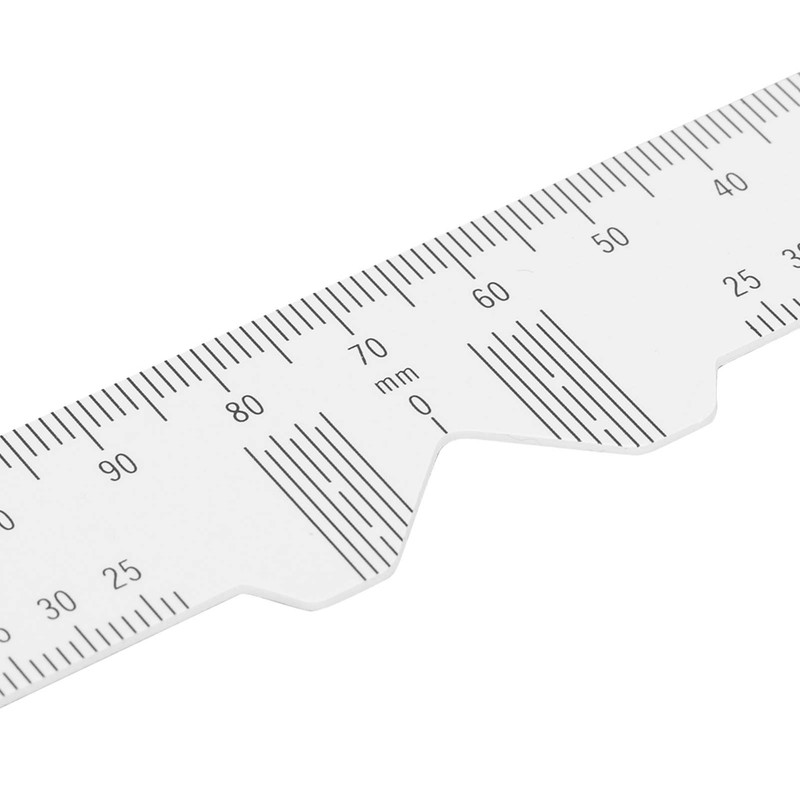 5pcs Ophthalmic PD Ruler Clear Data Marking Smoothing Edges Pupillary