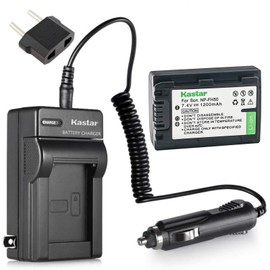 Kastar Battery (1-Pack) and Charger Kit for Sony NP-FH50, NP-FH40, NP-FH30, NP-FP50, NP-FP51 work with Sony DSLR-A230, DSLR-A330, DSLR-A290, DSLR-A380, DSLR-A390, HDR-TG1E, HDR-TG3, HDR-TG5, HDR-TG5V, HDR-TG7, DSC-HX1, DSC-HX200,?DSC-HX100V