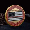 Fire and Rescue Coin with Gift Box, Firefighter Challenge Coin
