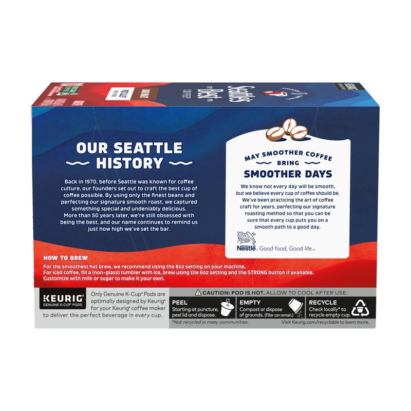 Seattle's Best Coffee Post Alley Blend Dark Roast K-Cup Pods