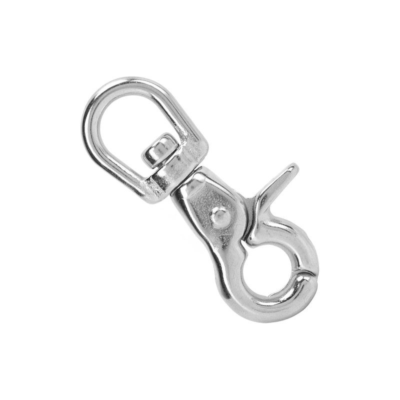 Stainless Steel Snap Hook Trigger 360 Degree Rotation Swivel Clasp