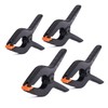 4 Pcs 3" 7.6cm Plastic Spring Clamps Extra Strength and