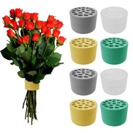 8 Pack Spiral Ikebana Stem Holder for Flower, Bouquet Twist Flower Arrangement Holder Vase for DIY Flower Bouquet Supplie