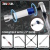 JEUCLEL 537 Wheel Locking Nut Key Compatible with VW VAG