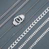 Solid .925 Sterling Silver 150 Gauge 5MM Heavy Curb Miami