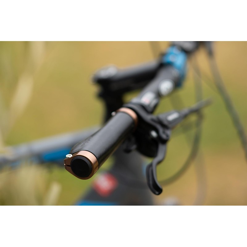 Gusti Phil A. Leather Handlebar Grip, Bicycle Grip, Black Leather