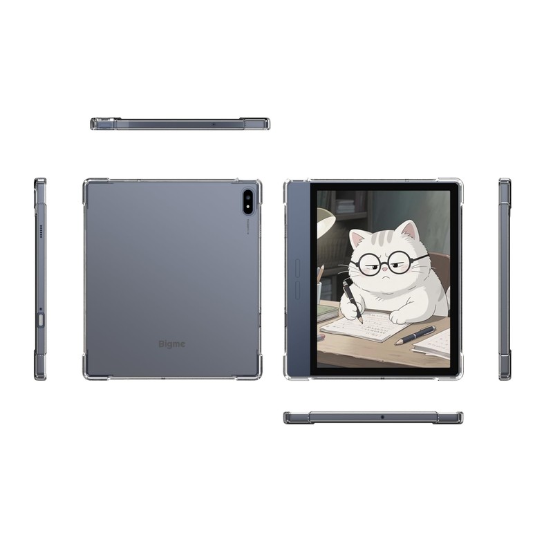 BOZHUORUI Case for Bigme B7 Pro/Bigme B7,Clear Soft TPU Back