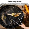 Grilling Pouches Fiberglass Mesh Non Stick High Temperature Resistant BBQ