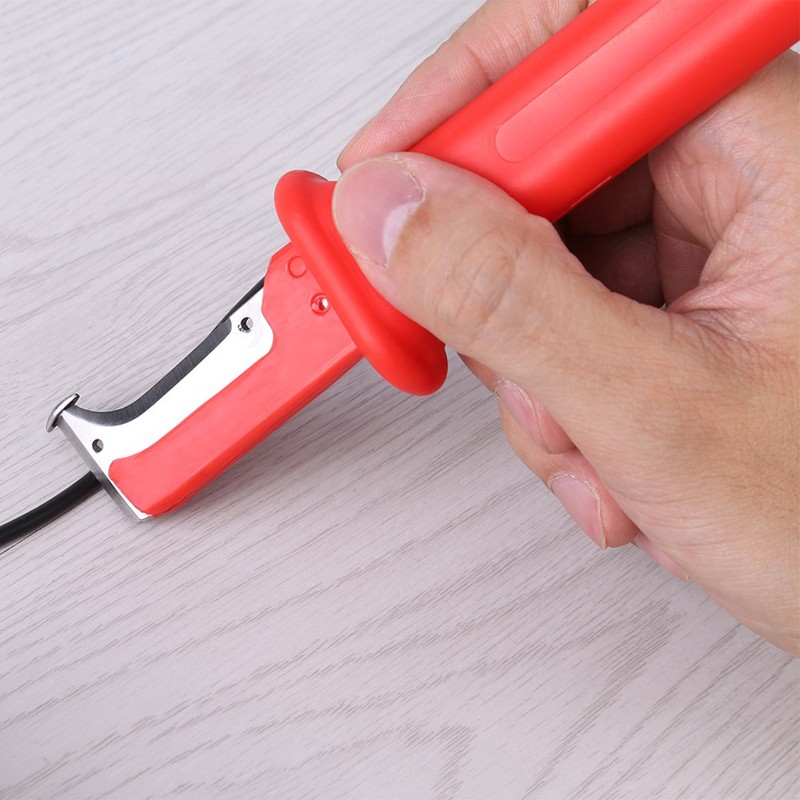 1 PC Electrical Insulation Cable Wire Stripper Cutter Insulated Handle