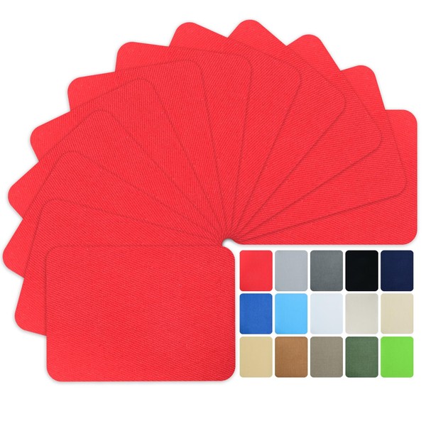 WILDREEDS Premium Quality Fabric Iron on Repair Patches 100% Cotton