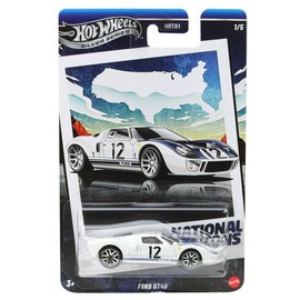 Hot Wheels National Icons Collection Silver Series – 5-Car Die‑Cast Set, 1:64 Scale, Ages 3+ (HRT81‑956G)
