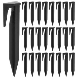 Pack of 100 Pegs for Robotic Lawnmower Boundary Cables, Hook Nails Pegs Ground Spikes Nails, for Lawn Robots, Tents, Camping