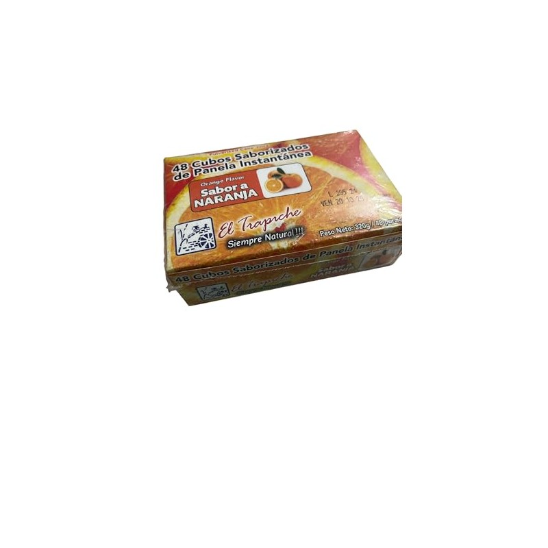 PANELA en cubos Instantánea saborizada 48 cubos peso neto 320g