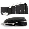 MEUVO Compression Packing Cubes for Travel - Extremely Space-Saving Suitcase
