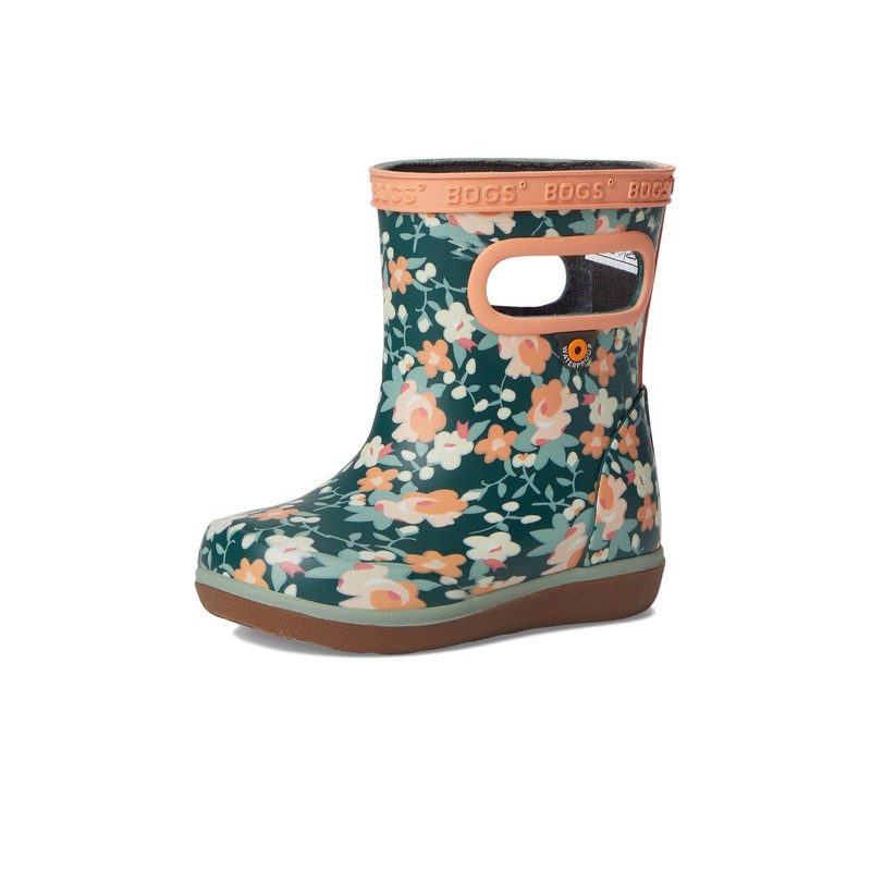 Bogs Skipper II Rain Boot, Emerald Multi, 7 US Unisex
