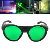 Professional Laser Protective Goggles Portable Beauty Workshop Safety Glasses (Green)